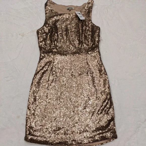 charlotte russe gold sequin dress Charlotte Russe | Dresses | Nwt Charlotte Russe Gold Sequin Bodycon Dress  Size Medium New